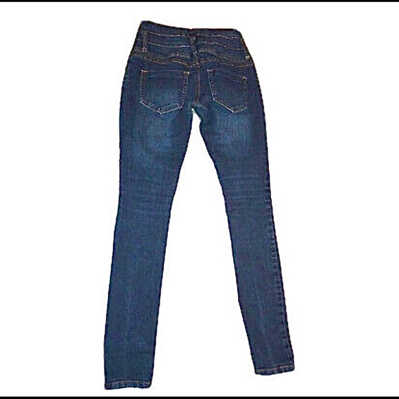 JALATE Jeans high waist, 3 button/zip thick waist band skinny Jeans - Picture 2 of 6